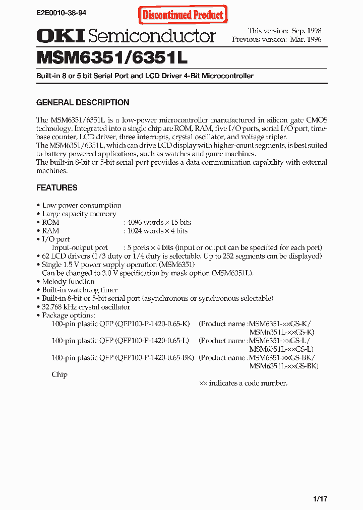 MSM6351_817563.PDF Datasheet