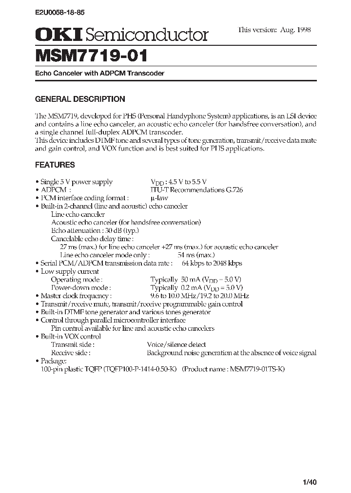 MSM7719-01TS-K_938764.PDF Datasheet