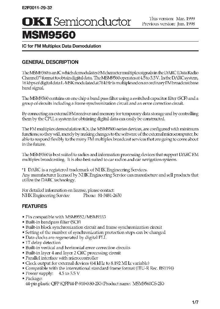 MSM9560GS-2K_1284816.PDF Datasheet