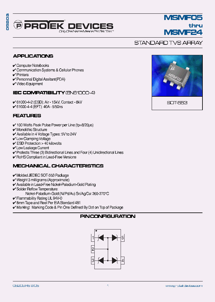 MSMF05_1098192.PDF Datasheet