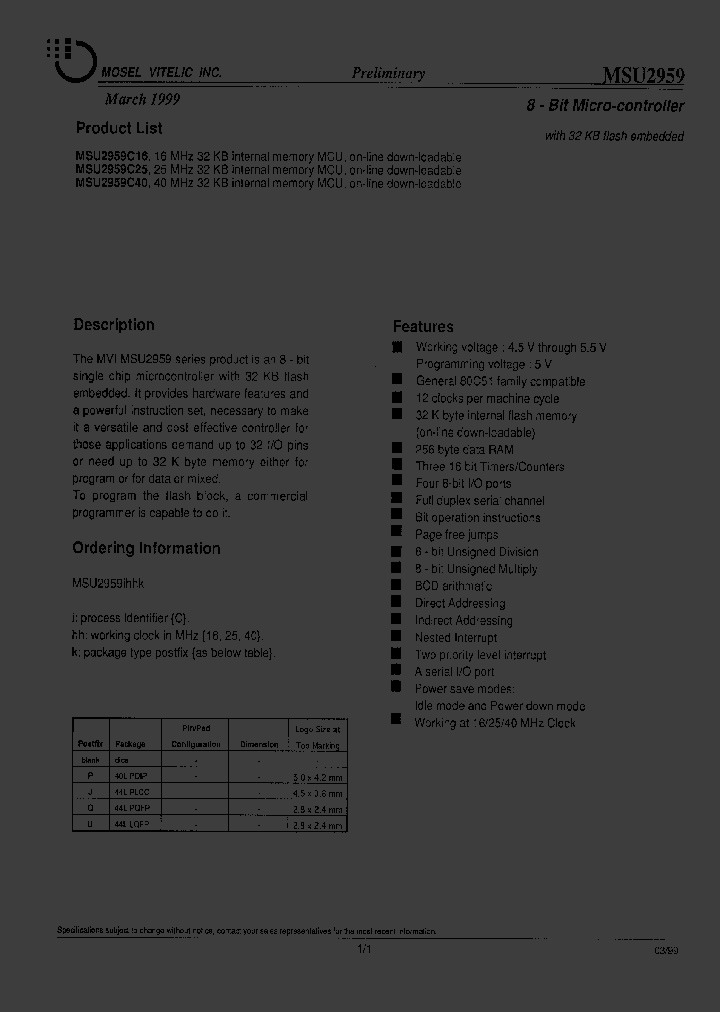 MSU2959C40_1284970.PDF Datasheet