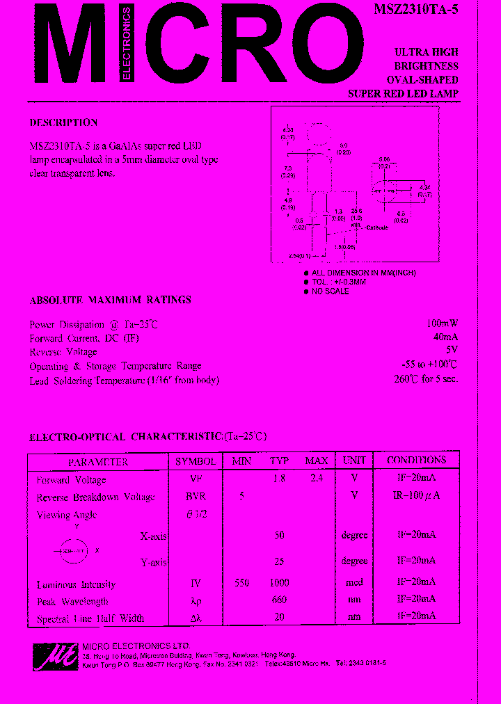 MSZ2310TA-5_1284981.PDF Datasheet