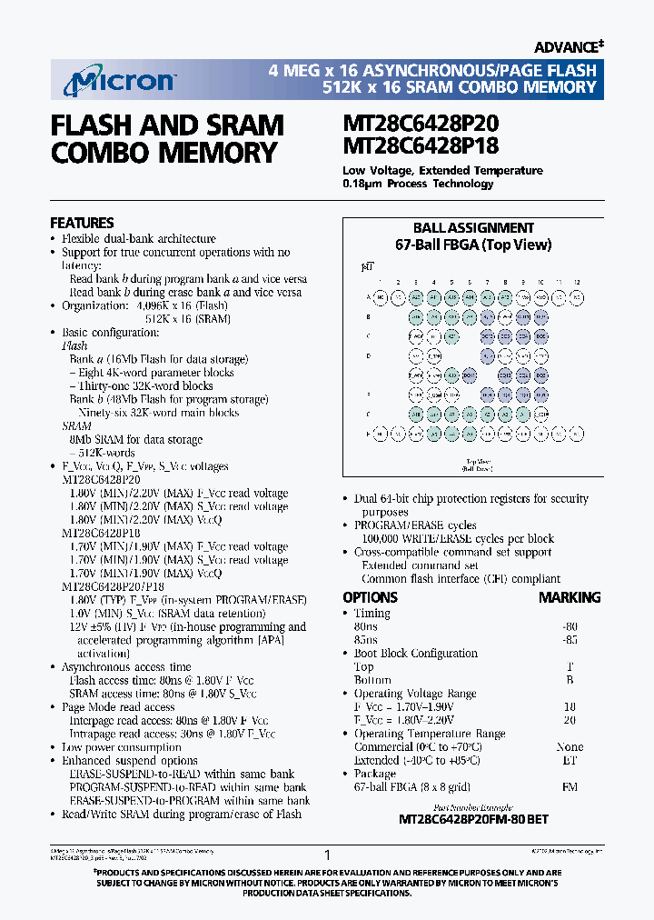 MT28C6428P20_1285039.PDF Datasheet