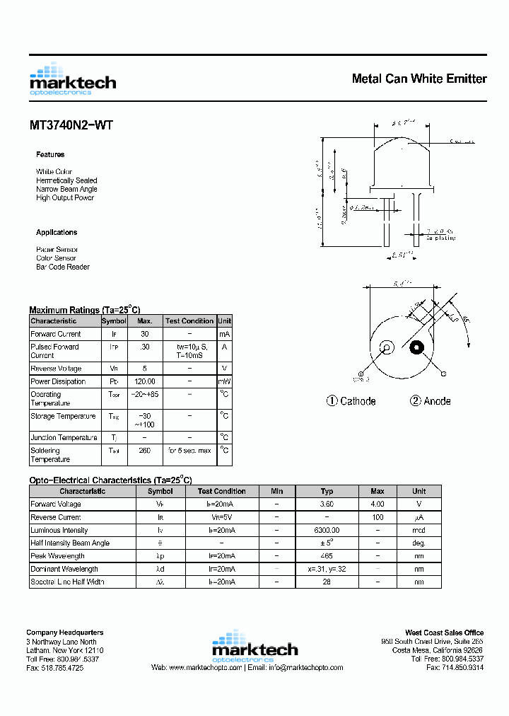 MT3740N2-WT_1285078.PDF Datasheet