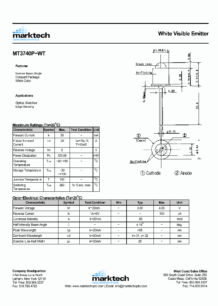 MT3740P-WT_1285079.PDF Datasheet