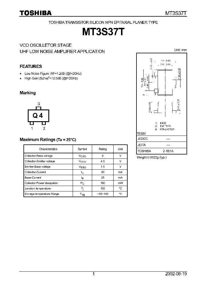 MT3S37T_1154123.PDF Datasheet