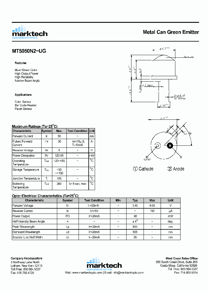 MT5050N2-UG_1285171.PDF Datasheet
