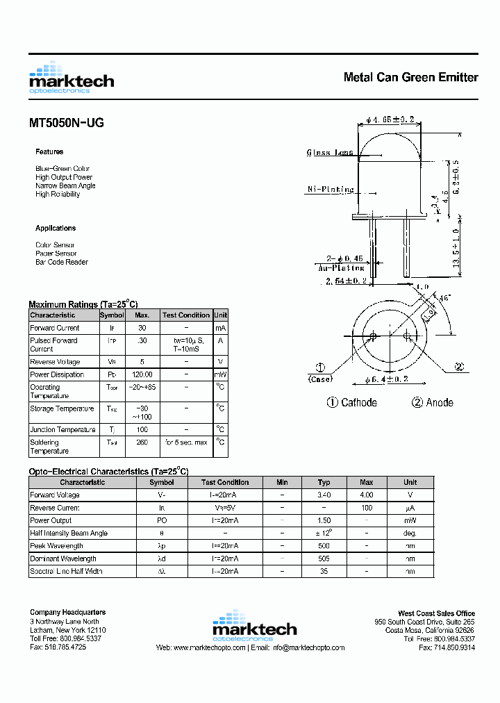 MT5050N-UG_1285172.PDF Datasheet