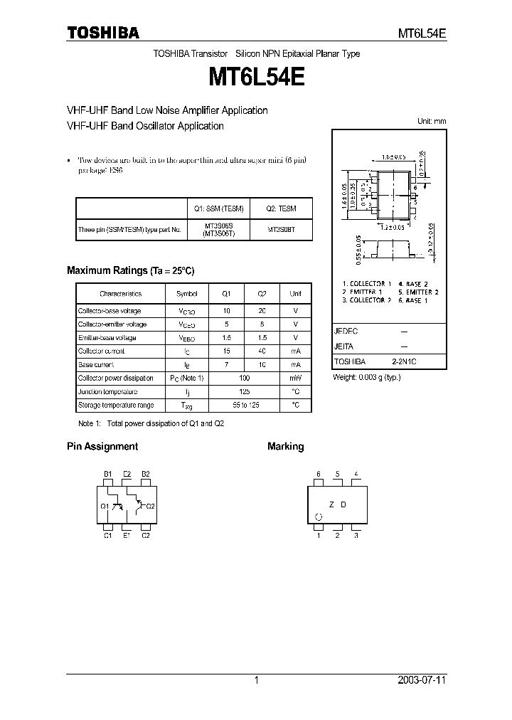 MT6L54E_1285240.PDF Datasheet