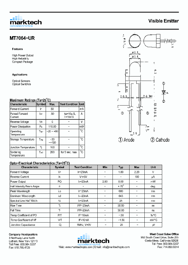 MT7064-UR_1285248.PDF Datasheet