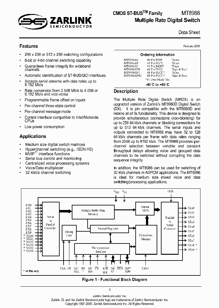 MT8986_1285336.PDF Datasheet