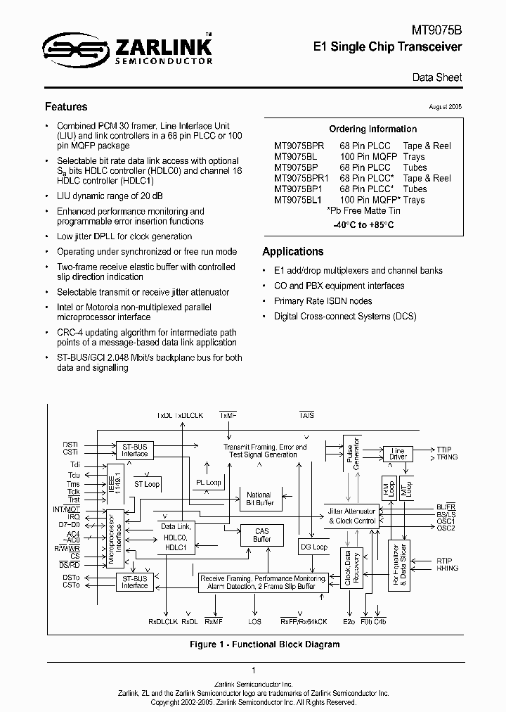 MT9075BPR_1107602.PDF Datasheet