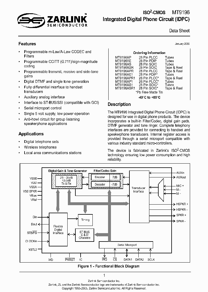 MT9196ASR1_1285415.PDF Datasheet