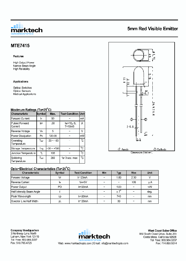 MTE7415_1285709.PDF Datasheet