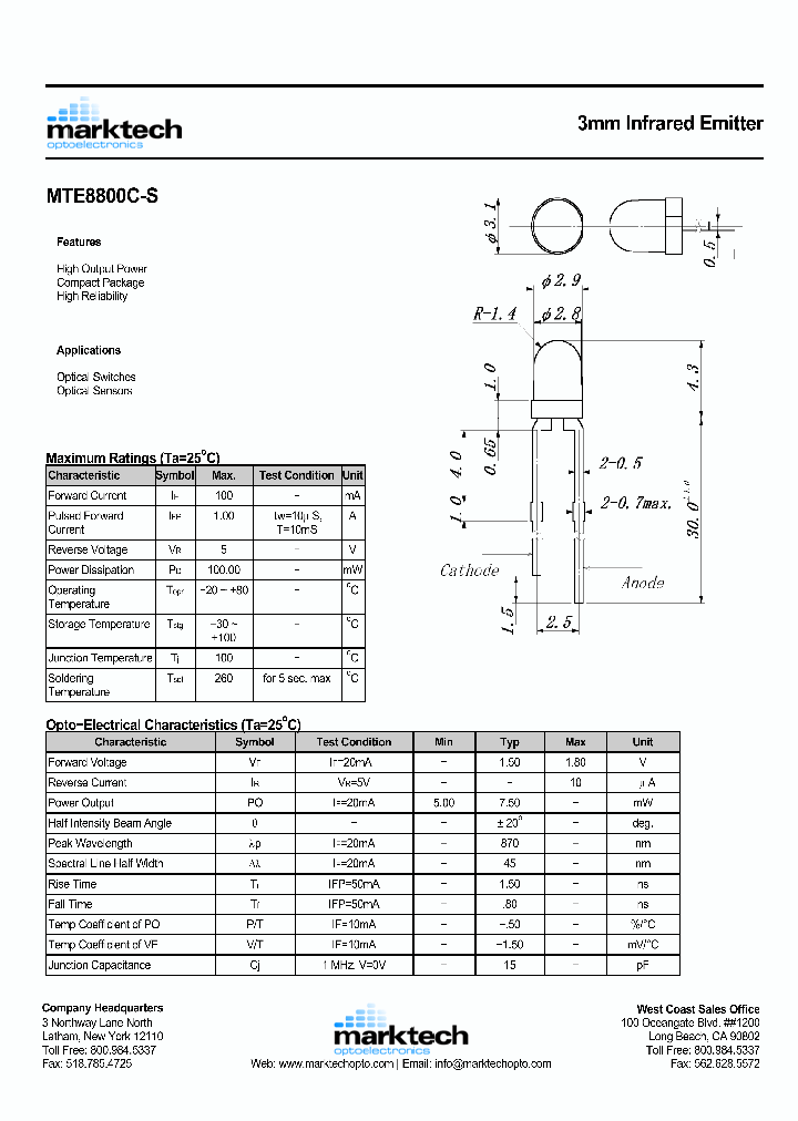 MTE8800C-S_1285736.PDF Datasheet