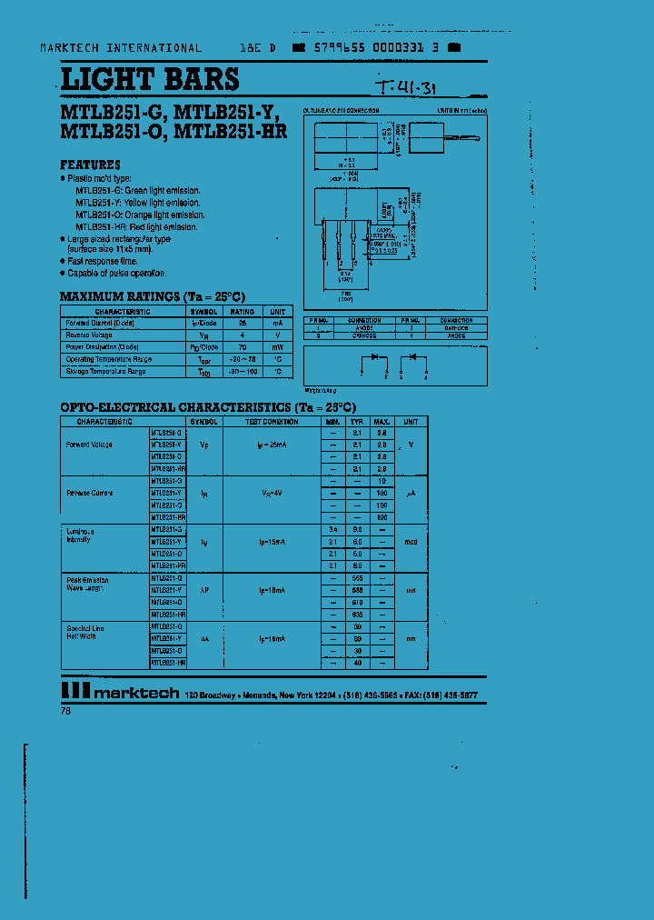MTLB251-Y_1285764.PDF Datasheet