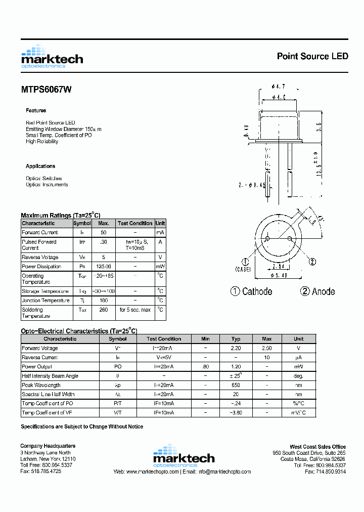 MTPS6067W_1285906.PDF Datasheet