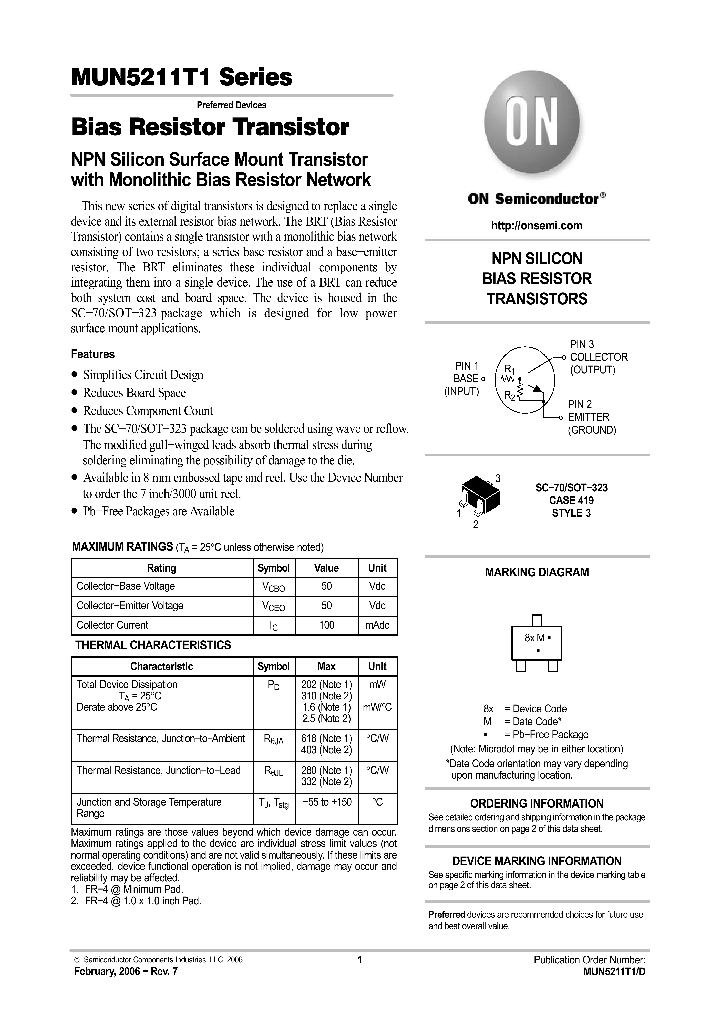 MUN5237T1G_1286105.PDF Datasheet