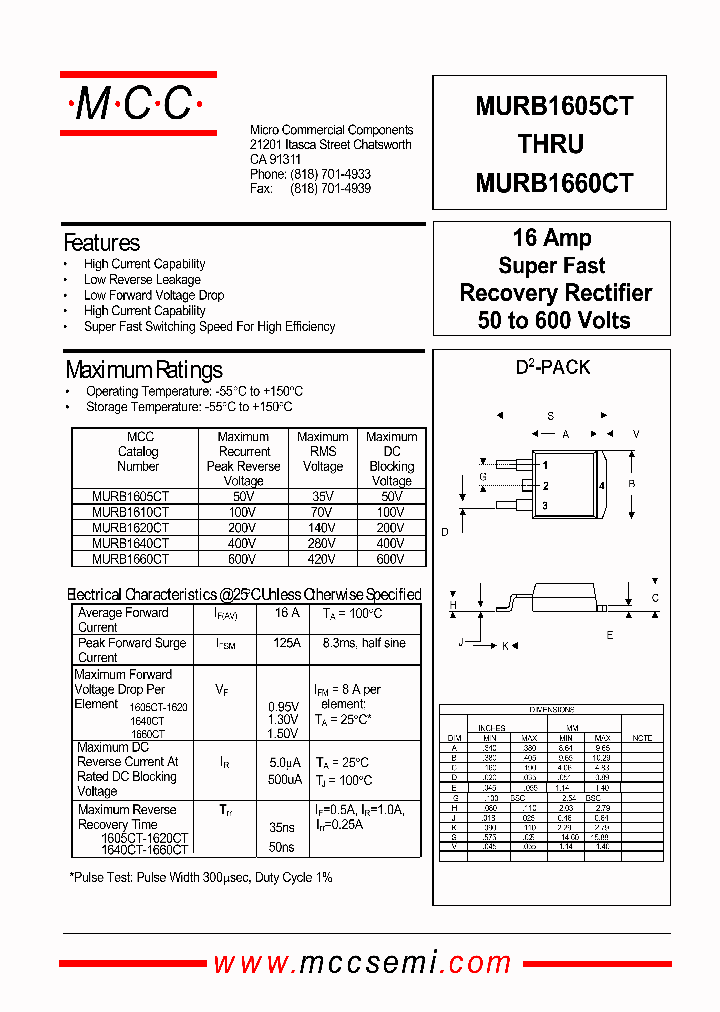 MURB1610CT_948338.PDF Datasheet