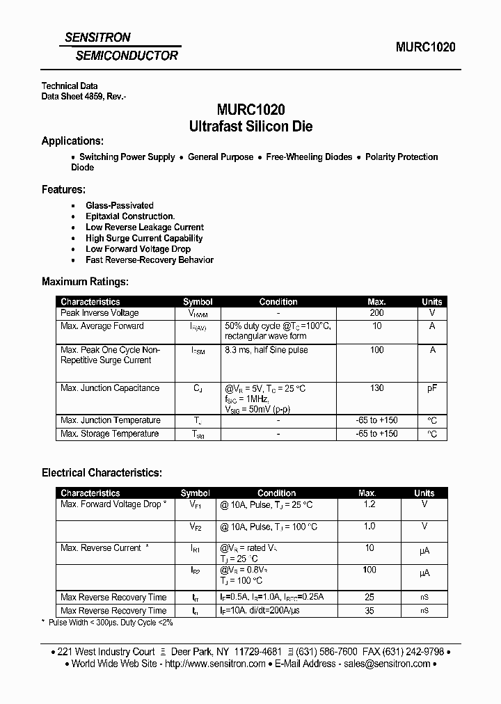 MURC1020_1286207.PDF Datasheet