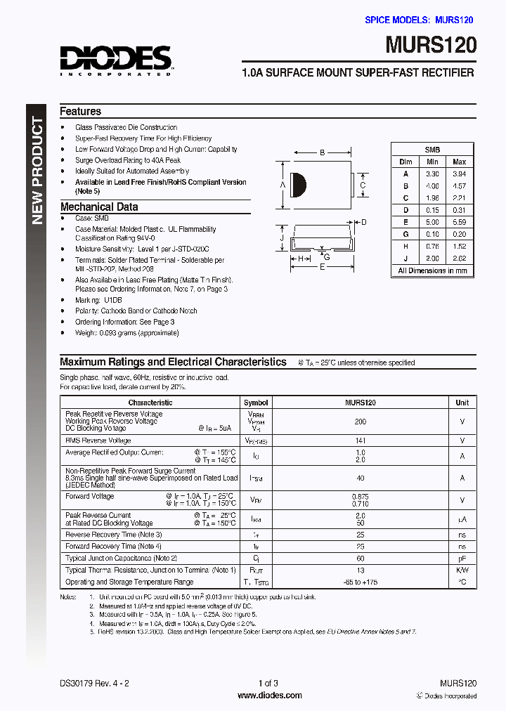 MURS1201_1185087.PDF Datasheet