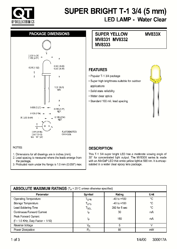 MV833X_1286357.PDF Datasheet