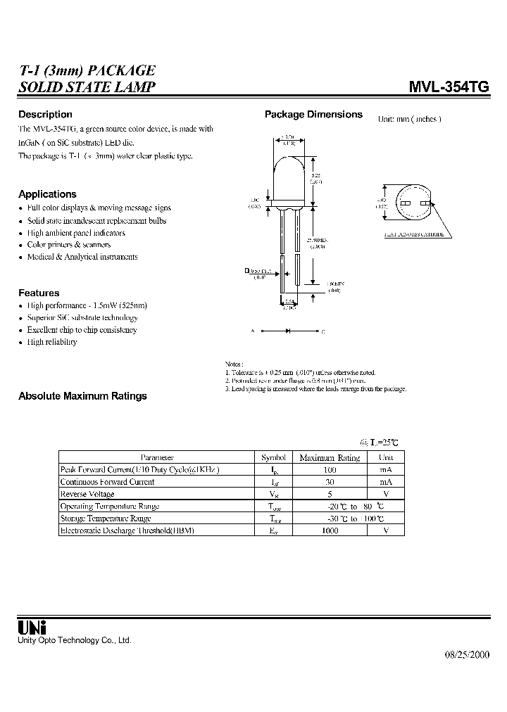MVL-354TG_1286385.PDF Datasheet