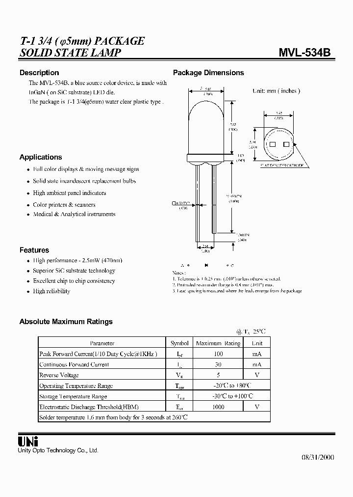 MVL-534B_1286388.PDF Datasheet