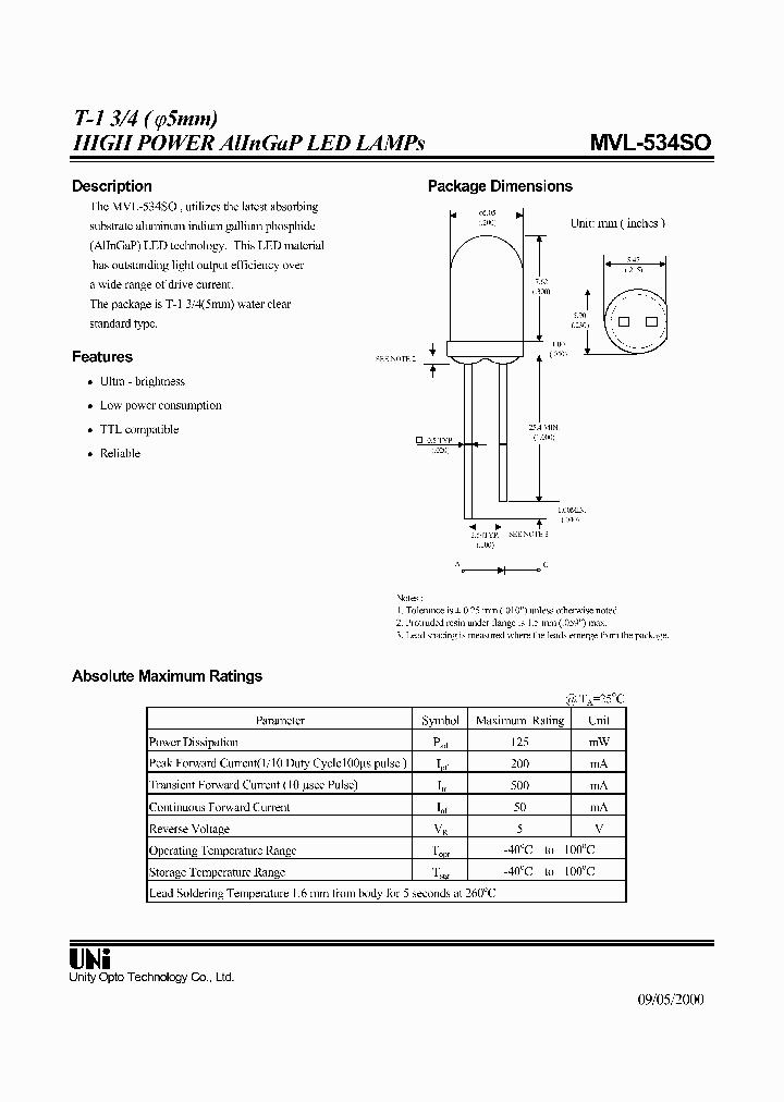 MVL-534SO_1286393.PDF Datasheet
