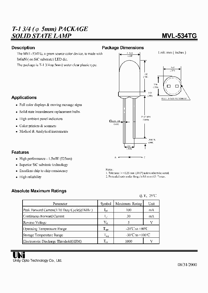 MVL-534TG_1286394.PDF Datasheet