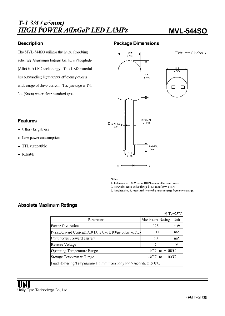 MVL-544SO_1286397.PDF Datasheet