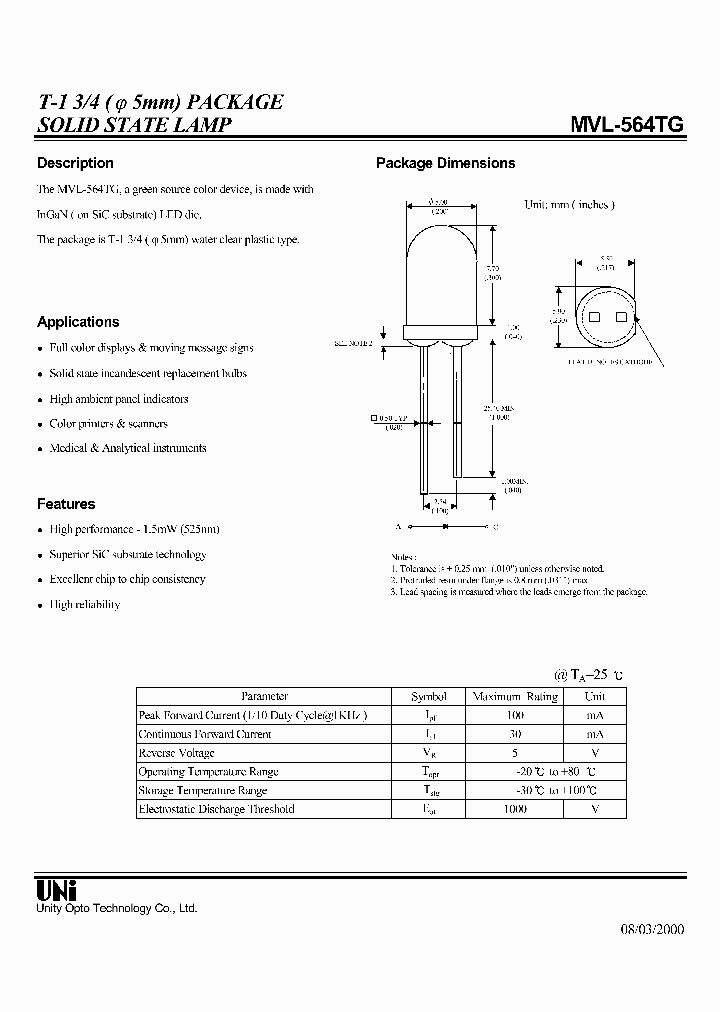 MVL-564TG_1286406.PDF Datasheet