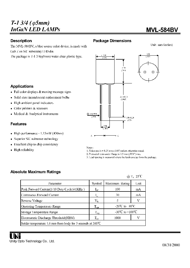 MVL-584BV_1286410.PDF Datasheet