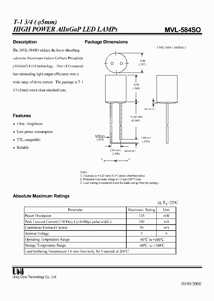 MVL-584SO_1286412.PDF Datasheet