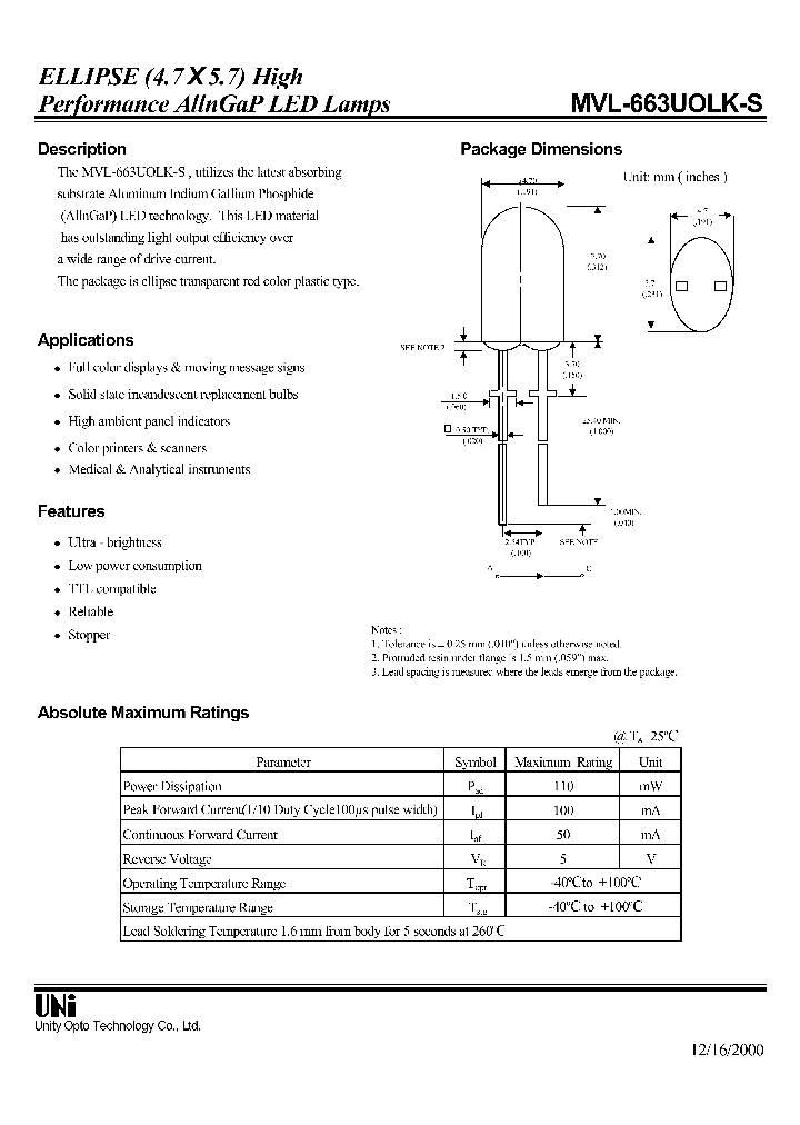 MVL-663UOLK-S_1286440.PDF Datasheet