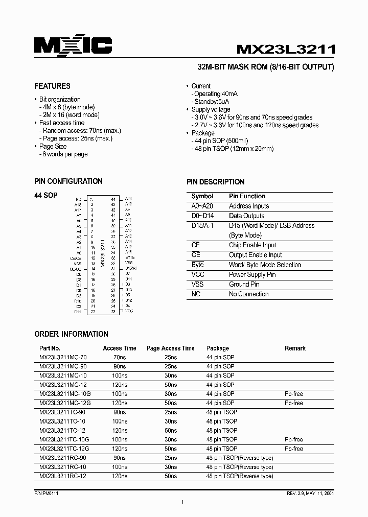 MX23L3211TC-90_1286587.PDF Datasheet