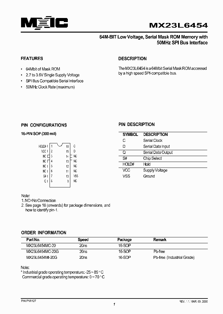 MX23L6454MI-20G_1286604.PDF Datasheet