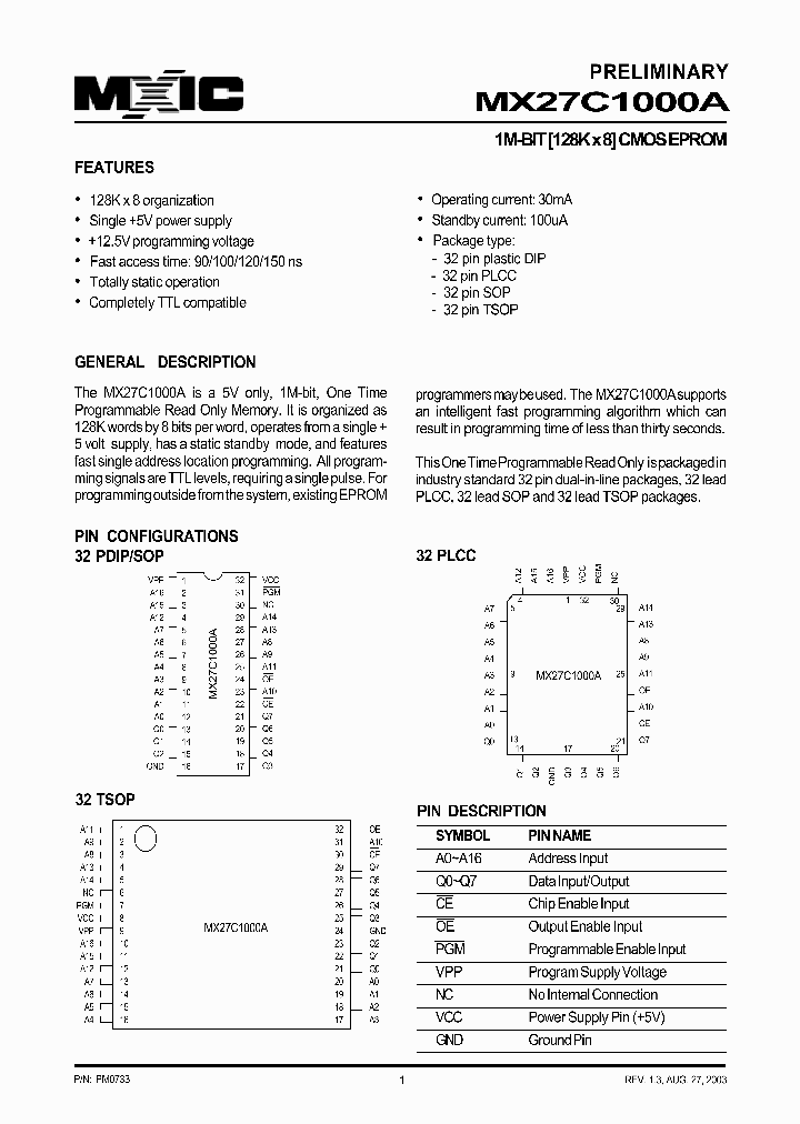 MX27C1000ATI-90_1286632.PDF Datasheet