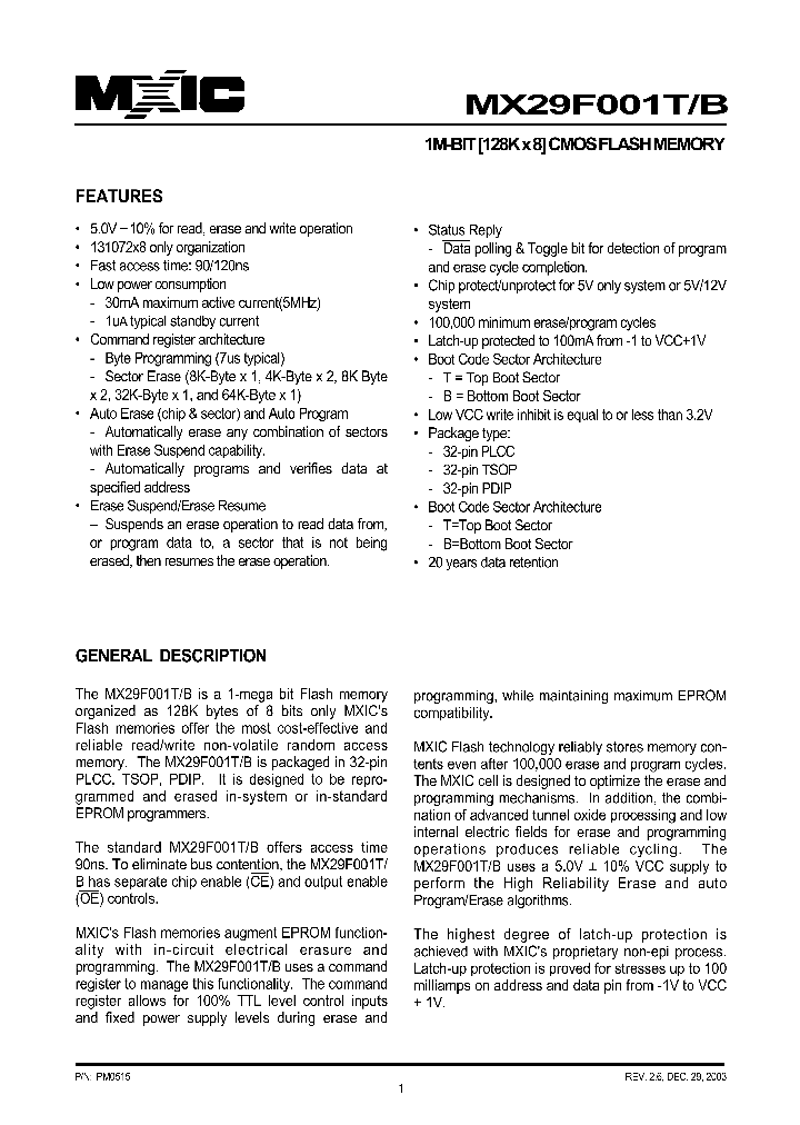 MX29F001B_1138569.PDF Datasheet