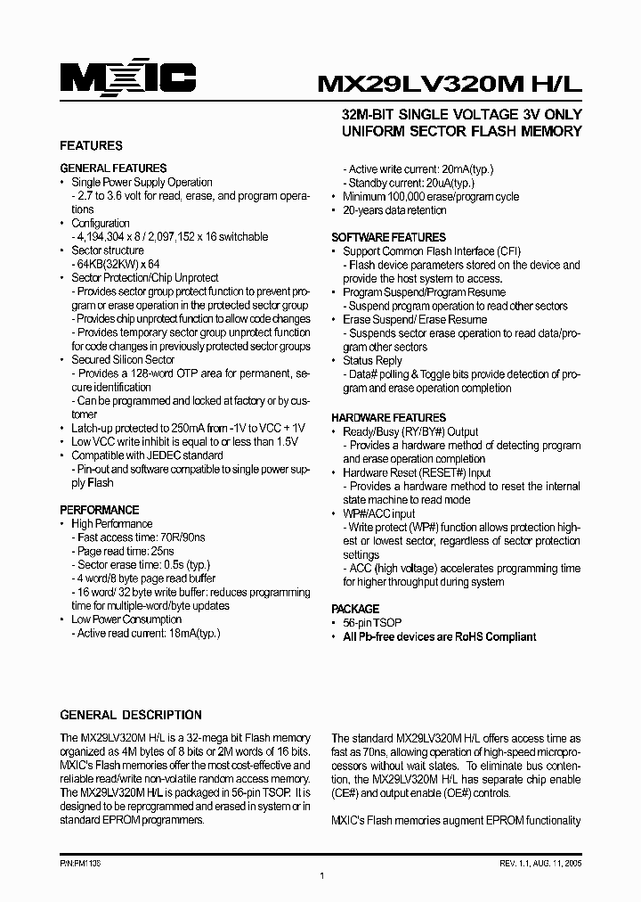 MX29LV320MLTI-90G_1286711.PDF Datasheet