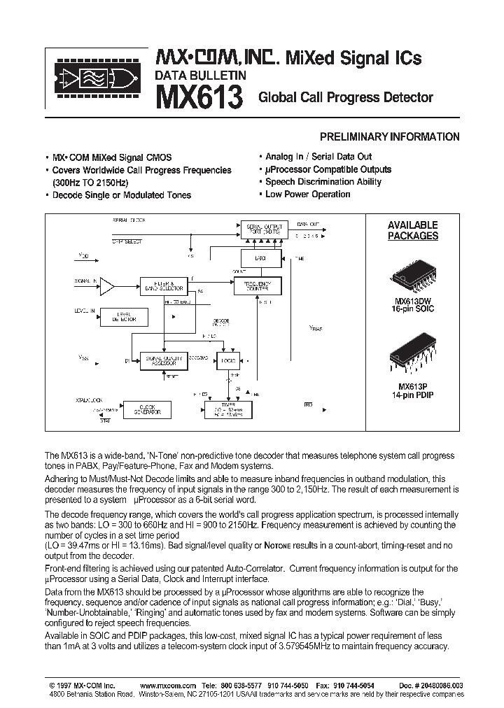 MX613P_1286742.PDF Datasheet