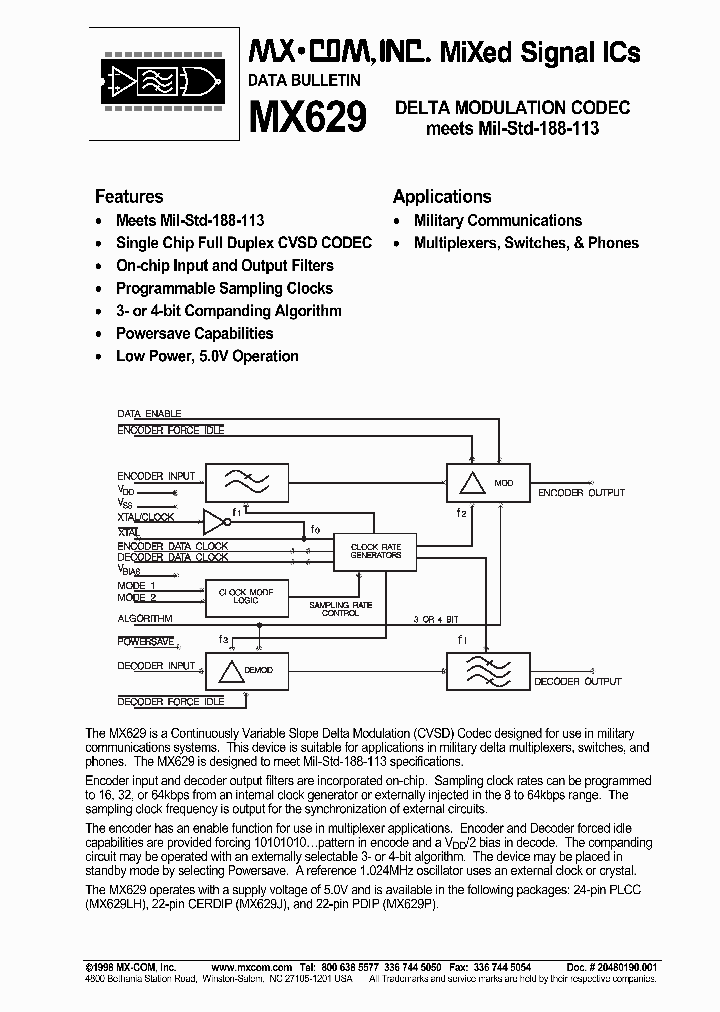 MX629J_1286746.PDF Datasheet