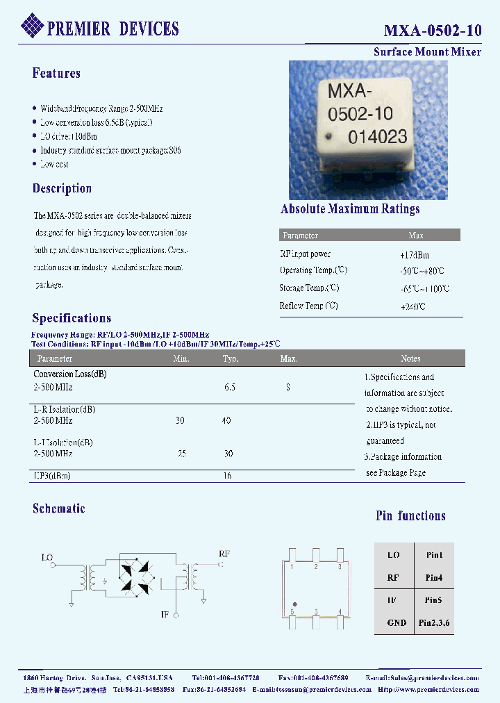 MXA-0502-10_1286821.PDF Datasheet