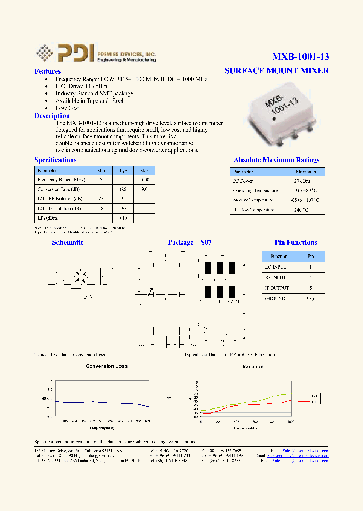 MXB-1001-13_1110626.PDF Datasheet