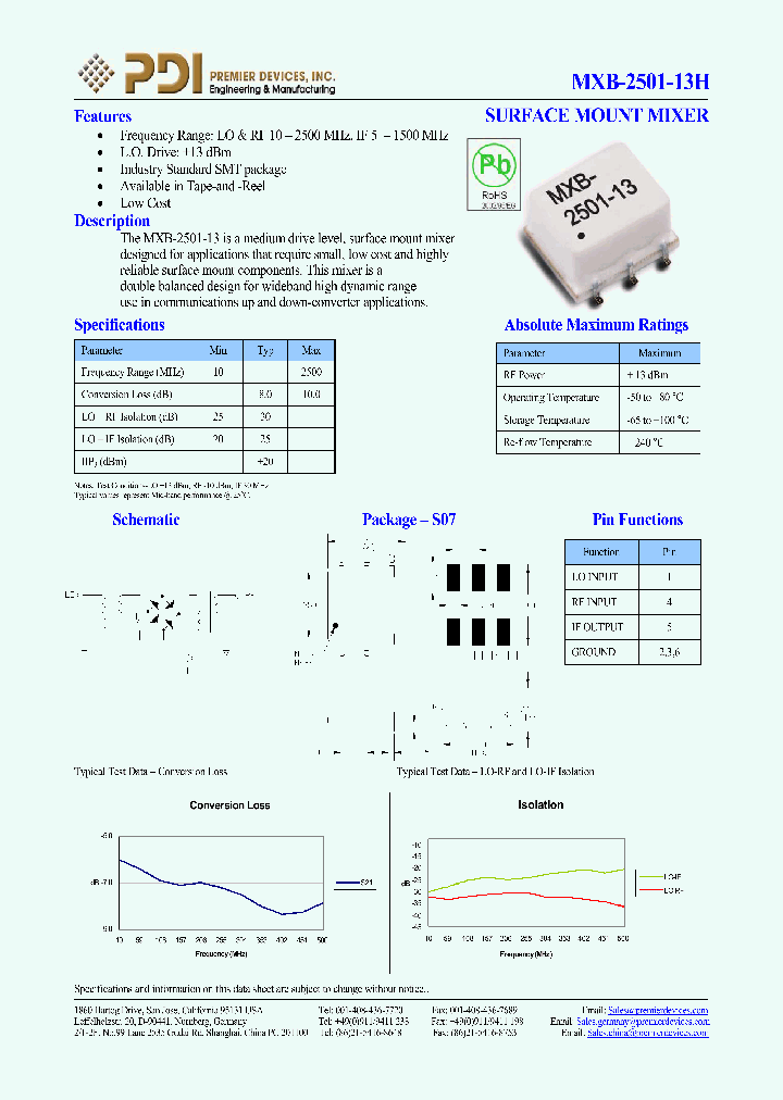 MXB-2501-13H_1110765.PDF Datasheet