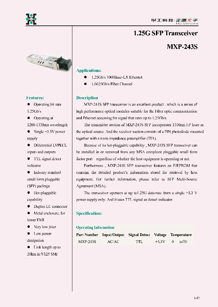 MXP-488SV_1286894.PDF Datasheet