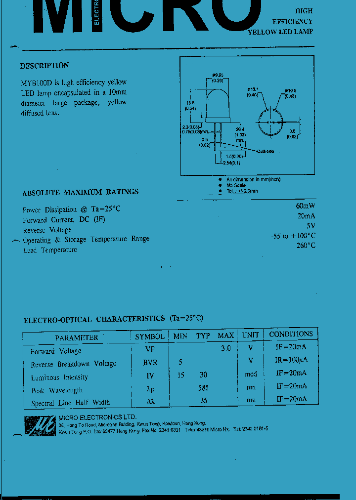 MYB100D_1286944.PDF Datasheet