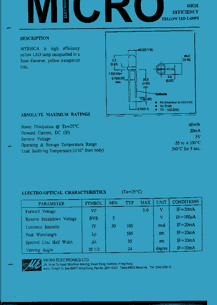 MYB39CA_1286965.PDF Datasheet