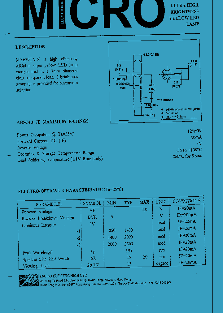 MYE39TA-X_1286991.PDF Datasheet
