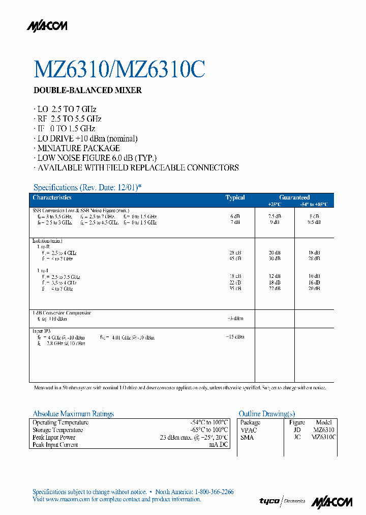 MZ6310C_1287004.PDF Datasheet